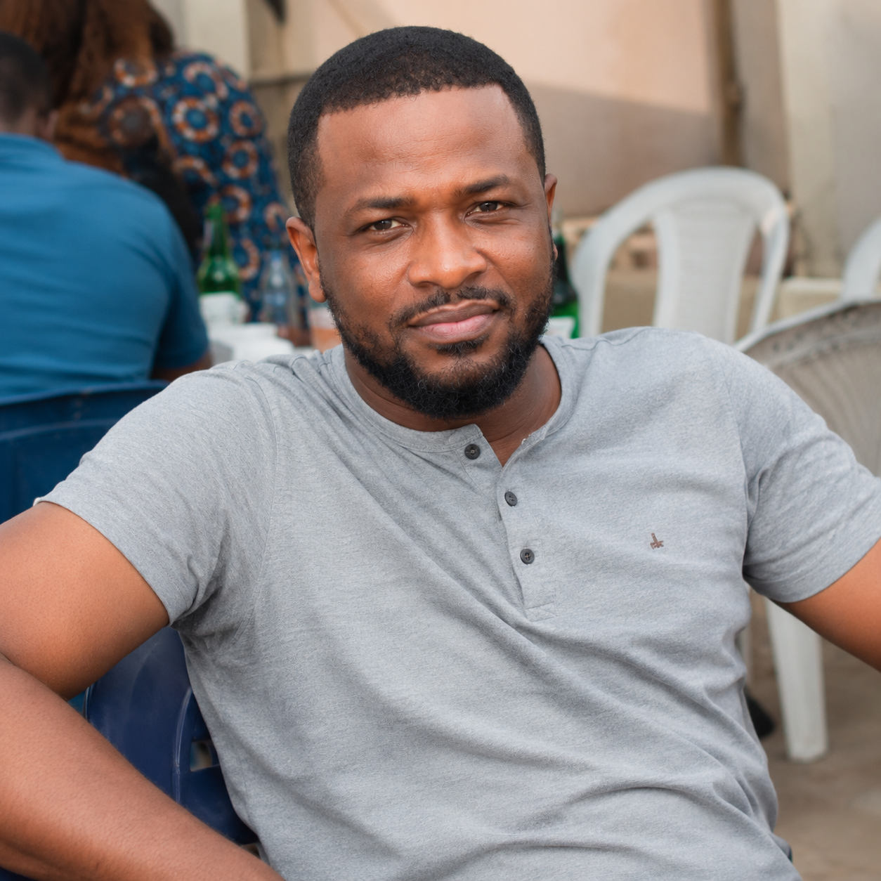 Obaro at a family gathering